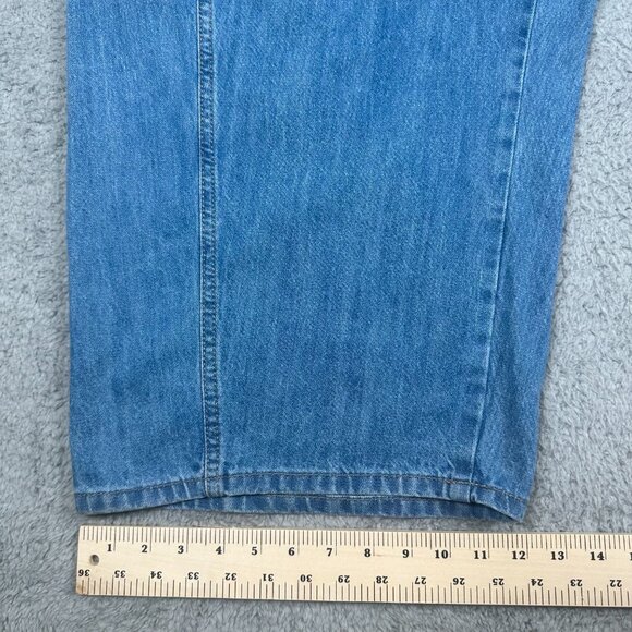 Universal Thread Womens Jeans High Rise Curved Leg Jean Blue Denim Plus Size 26R - Picture 13 of 15